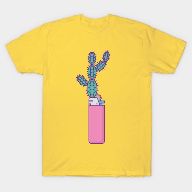 Succulent Lighter T-Shirt by Millusti